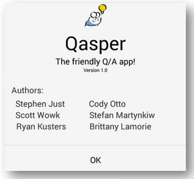 Qasper About Box